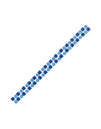 FIXO ROLLO ADHESIVO BRILLO DECORACION 1.8X100 AZUL CLARO+OSC - 68070006