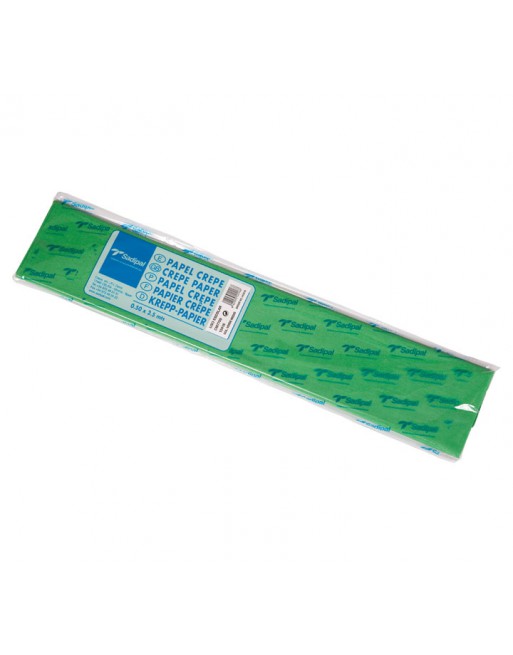 SADIPAL ROLLO PAPEL CREPE 0.5X2.5M VERDE MEDIO - 12416