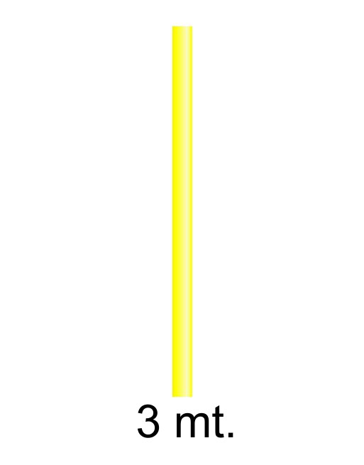 FABRISA BOBINA PAPEL KRAFT DE 3X1M COLOR AMARILLO ID 15716