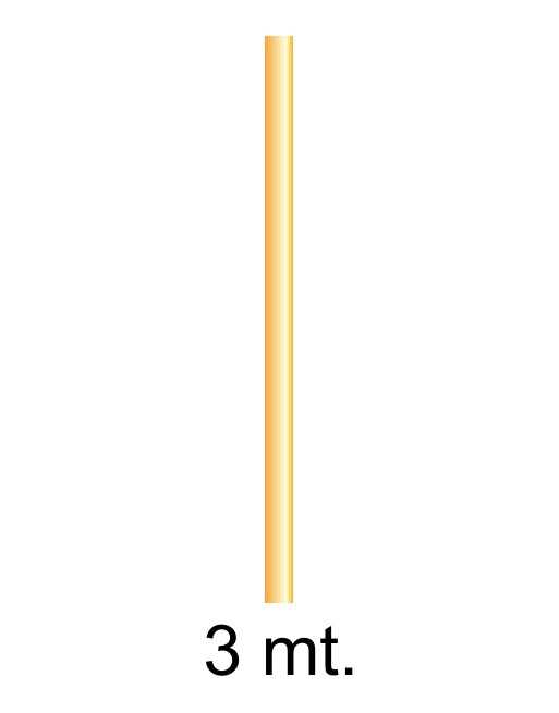 FABRISA BOBINA PAPEL KRAFT DE 3X1M COLOR NARANJA ID 15714