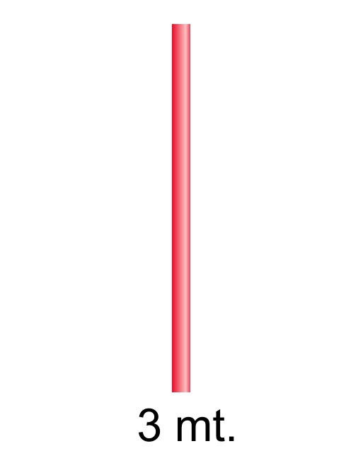 FABRISA BOBINA PAPEL KRAFT DE 3X1M COLOR ROJO ID 15715