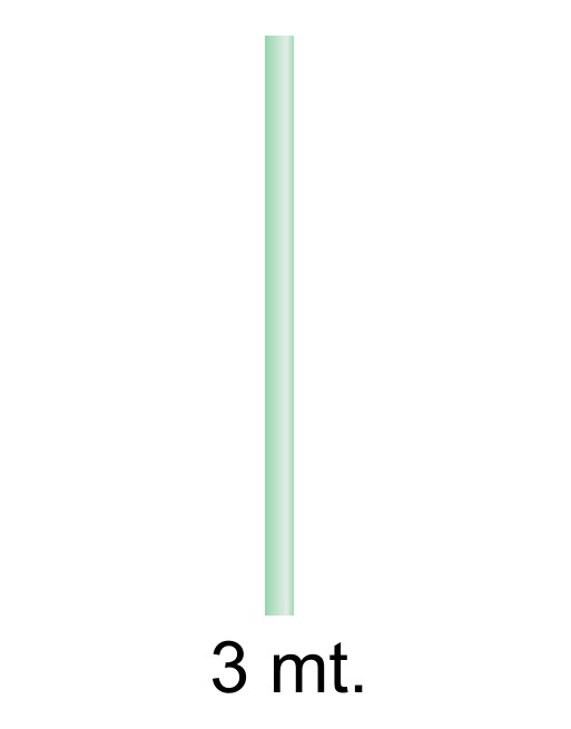 FABRISA BOBINA PAPEL KRAFT DE 3X1M COLOR VERDE ID 15713