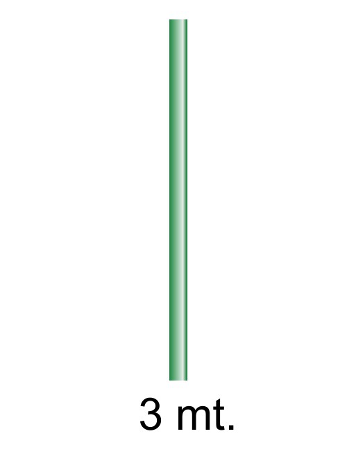 FABRISA BOBINA PAPEL KRAFT DE 3X1M COLOR VERDE FUERTE ID 18295