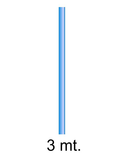 FABRISA BOBINA PAPEL KRAFT DE 3X1M COLOR AZUL ID 15712