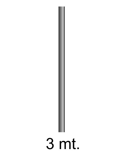 FABRISA BOBINA PAPEL KRAFT DE 3X1M COLOR NEGRO ID 15711