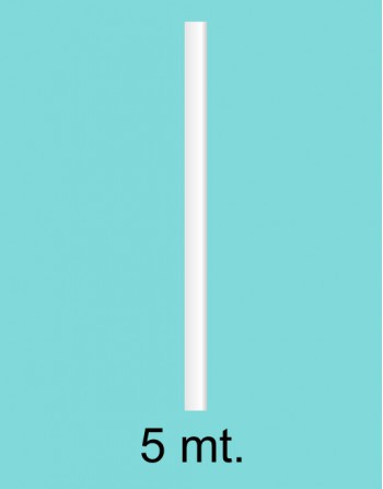 FABRISA BOBINA PAPEL KRAFT DE 5X1M COLOR BLANCO ID 15723