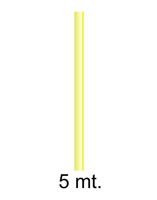 FABRISA BOBINA PAPEL KRAFT DE 5X1M COLOR AMARILLO ID 15729