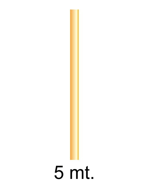 FABRISA BOBINA PAPEL KRAFT DE 5X1M COLOR NARANJA ID 15727