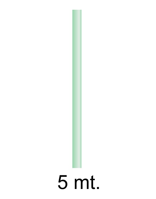 FABRISA BOBINA PAPEL KRAFT DE 5X1M COLOR VERDE ID 15726