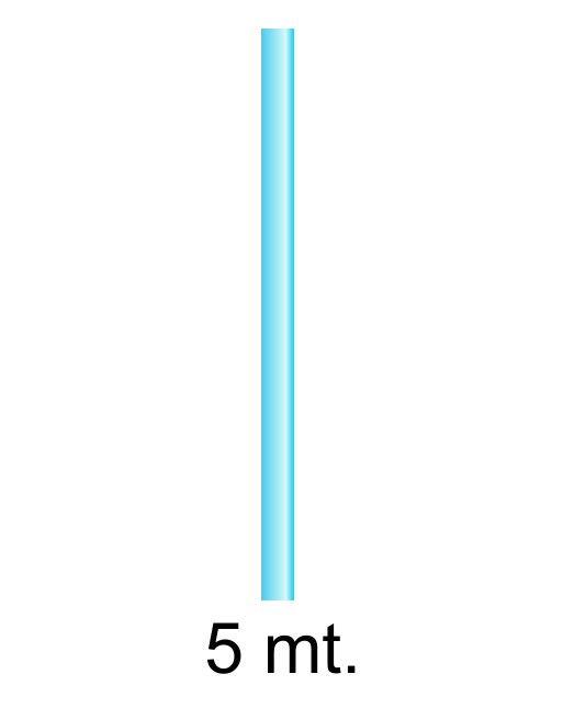 FABRISA BOBINA PAPEL KRAFT DE 5X1M COLOR AZUL CLARO ID 15730