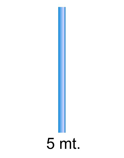 FABRISA BOBINA PAPEL KRAFT DE 5X1M COLOR AZUL ID 15725