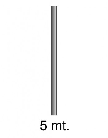 FABRISA BOBINA PAPEL KRAFT DE 5X1M COLOR NEGRO ID 15724