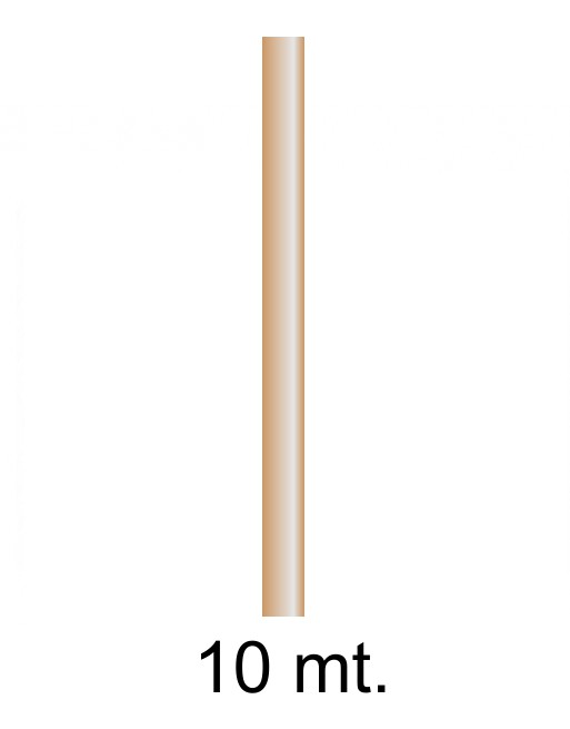 FABRISA BOBINA PAPEL KRAFT DE 10X1M COLOR KRAFT ID 15735