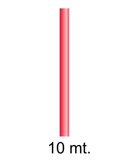 FABRISA BOBINA PAPEL KRAFT DE 10X1M COLOR ROJO ID 15741