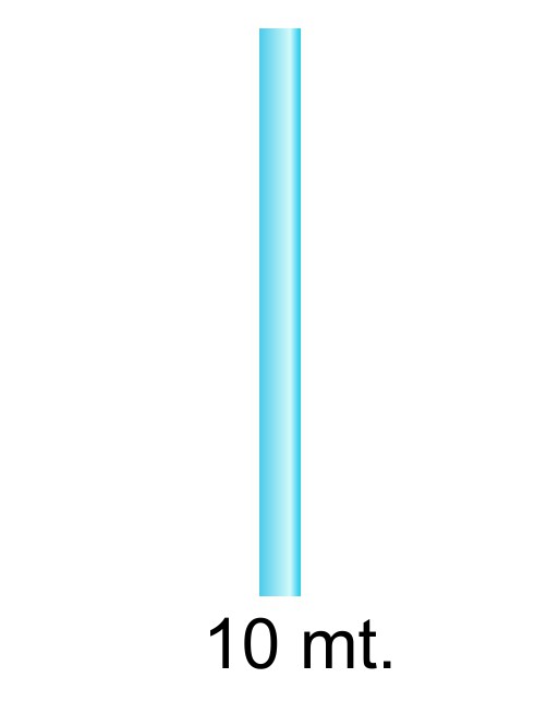 FABRISA BOBINA PAPEL KRAFT DE 10X1M COLOR AZUL CLARO ID 15743