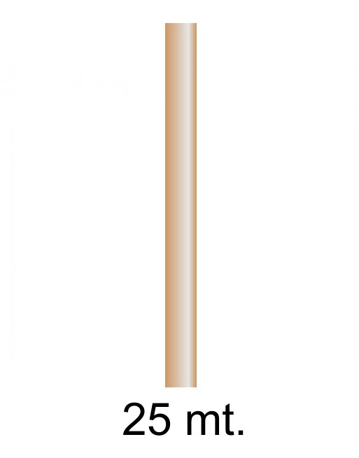 FABRISA BOBINA PAPEL KRAFT DE 25X1M COLOR KRAFT ID 15747