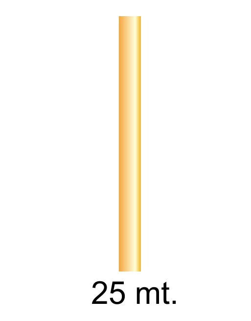 FABRISA BOBINA PAPEL KRAFT DE 25X1M COLOR NARANJA ID 15752