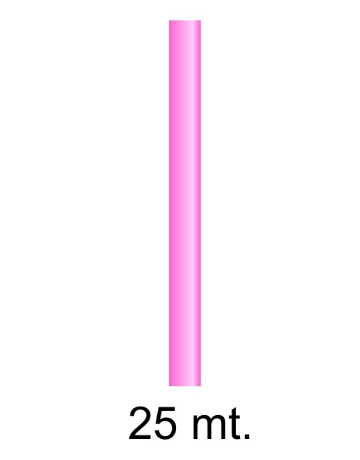 FABRISA BOBINA PAPEL KRAFT DE 25X1M COLOR FUCSIA ID 17026