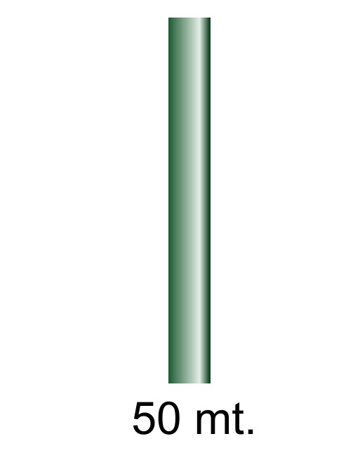 FABRISA BOBINA PAPEL KRAFT DE 50X1M COLOR VERDE OSCURO ID 16988