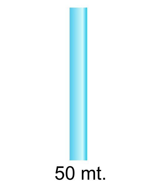 FABRISA BOBINA PAPEL KRAFT DE 50X1M COLOR AZUL CLARO ID 15767