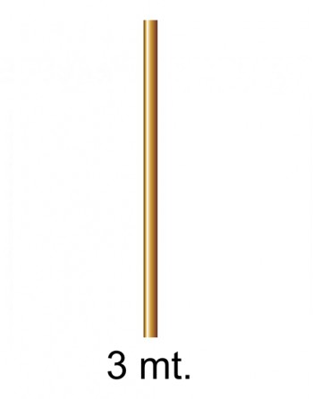 FABRISA BOBINA PAPEL KRAFT IMPRESO SEMI BRILLANTE DE 3X1M COLOR ORO ID 17046