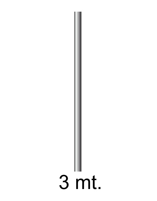 FABRISA BOBINA PAPEL KRAFT IMPRESO SEMI BRILLANTE DE 3X1M COLOR PLATA ID 17047