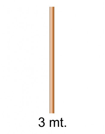 FABRISA BOBINA PAPEL KRAFT IMPRESO SEMI BRILLANTE DE 3X1M COLOR BRONCE ID 18264