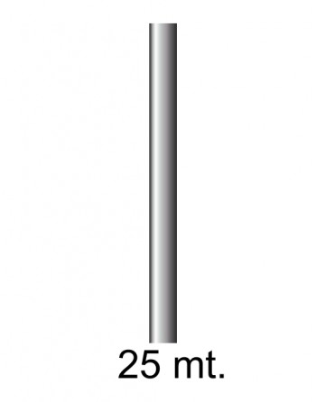 FABRISA BOBINA PAPEL KRAFT IMPRESO SEMI BRILLANTE DE 25X1M COLOR PLATA ID 17045