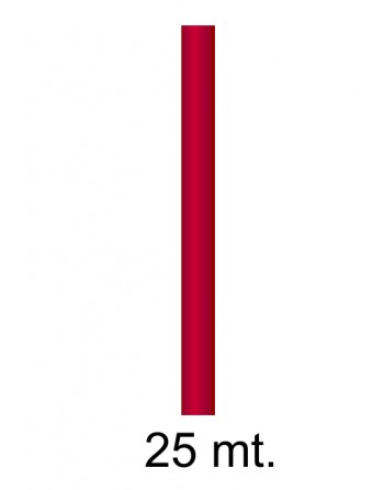 FABRISA BOBINA PAPEL KRAFT IMPRESO SEMI BRILLANTE DE 25X1M COLOR ROJO ID 18451