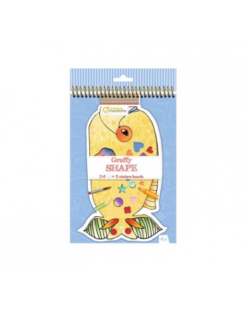 MANDARINE BLOC COLOREAR MANDARINE GRAFFY+STICK. PECES - GY075C