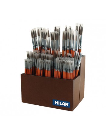 MILAN EXPOSITOR 237 PINCELES P/PONY RED. SERIE 101 - 04000101237