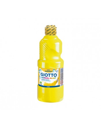 GIOTTO BOTE TEMPERA 500ML LAVABLE AMARILLO - F535302