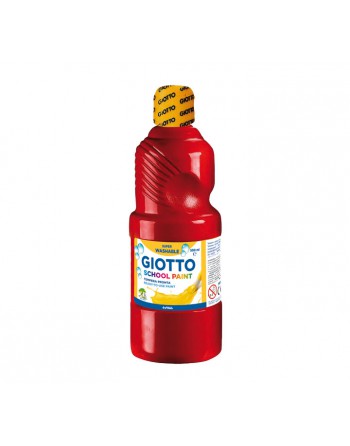 GIOTTO BOTE TEMPERA 500ML LAVABLE BERMELLON - F535307