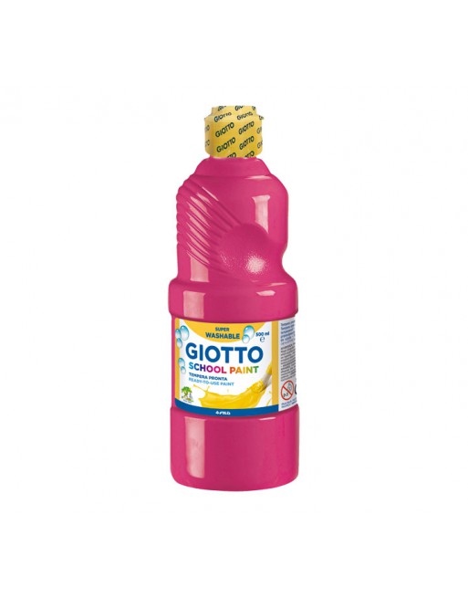 GIOTTO BOTE TEMPERA 500ML LAVABLE MAGENTA - F535310