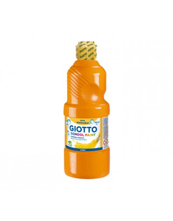 GIOTTO BOTE TEMPERA 500ML LAVABLE NARANJA - FF53530500