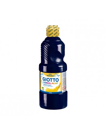 GIOTTO BOTE TEMPERA 500ML LAVABLE NEGRO - F535324