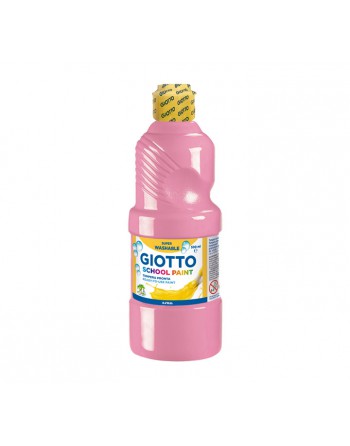GIOTTO BOTE TEMPERA 500ML LAVABLE ROSA - F535306