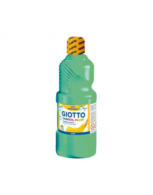 GIOTTO BOTE TEMPERA 500ML LAVABLE TURQUESA - 535318