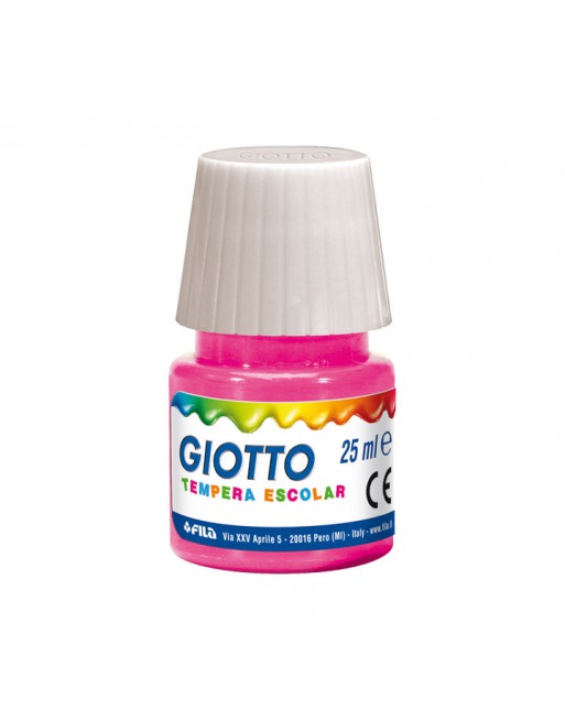 GIOTTO BOTE TEMPERA ESCOLAR 25ML MAGENTA - F356910