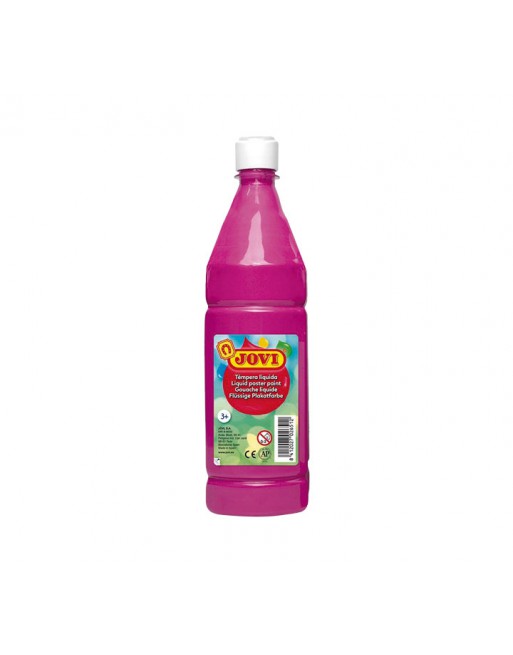 JOVI TEMPERA LÍQUIDA ESCOLAR 1000ML MAGENTA - 51108