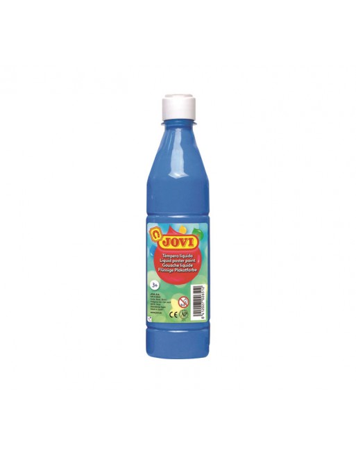 JOVI BOTE 500ML TEMPERA AZUL CYAN - 50621