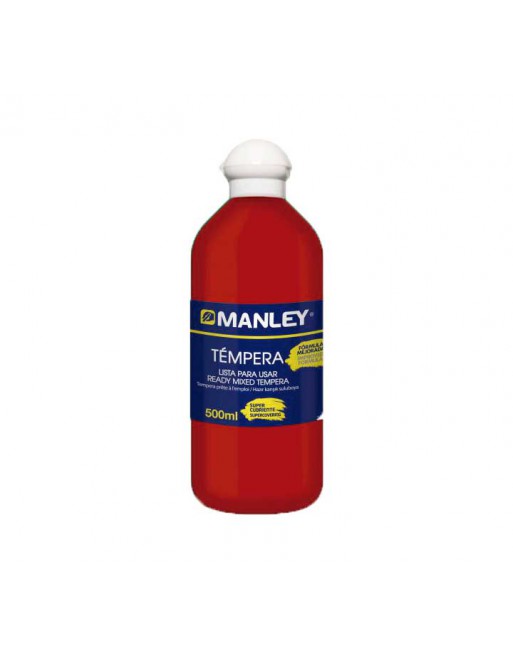 MANLEY BOTE 500ML TEMPERA ROJO - MNP18636