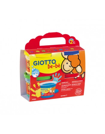 GIOTTO PINTURA DEDOS 4X150G BEBE - F467200