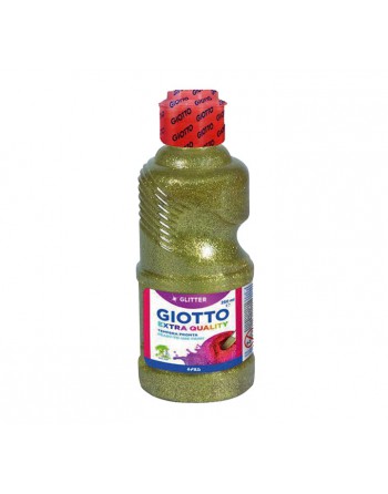 GIOTTO BOTE TEMPERA 250ML PURPURINA GLITTER OR - F531201