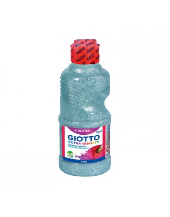 GIOTTO BOTE TEMPERA 250ML PURPURINA GLITTER PLATA - F531202