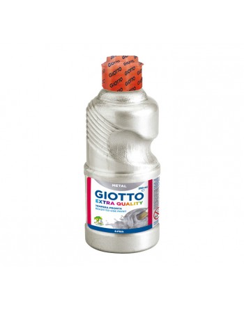 GIOTTO BOTE TEMPERA 250ML METAL PLATA - F531402