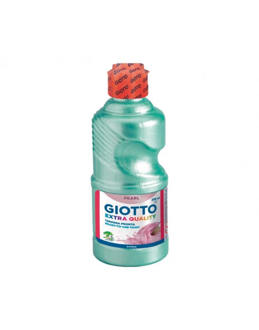 GIOTTO BOTE TEMPERA 250ML VERDE NACARADO - F531303