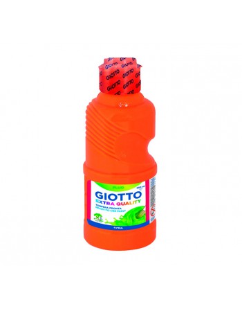 GIOTTO BOTE TEMPERA FLUORESCENTE NARANJA 250ML - F531103