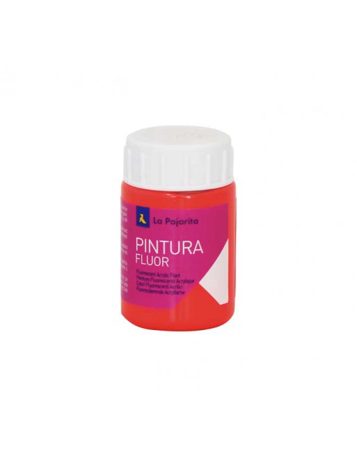 LA PAJARITA BOTE 75ML PINTURA FLUORESCENTE ROJO - 117016