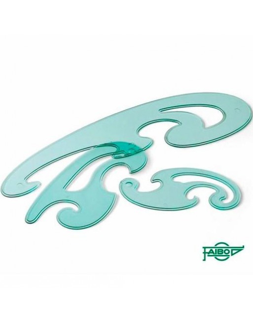 FAIBO PLANTILLAS CURVAS JUEGO DE 3 UNIDADES 241